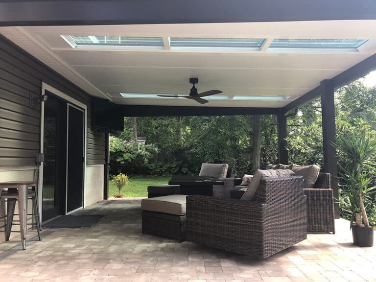 A Patio Cover by TEMO Lets You Enjoy the Great New Bern, NC, Outdoors