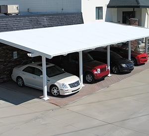 Commercial carport