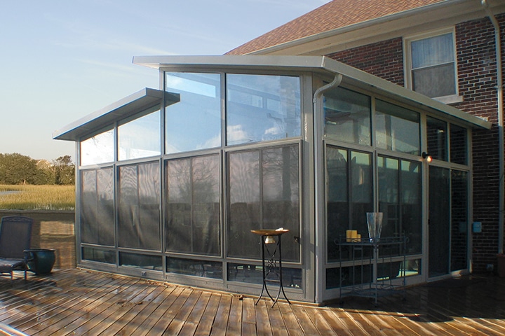 California Split Sunroom Roof Style