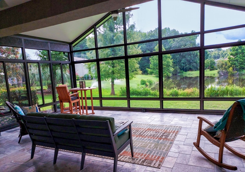 Cathedral sunroom